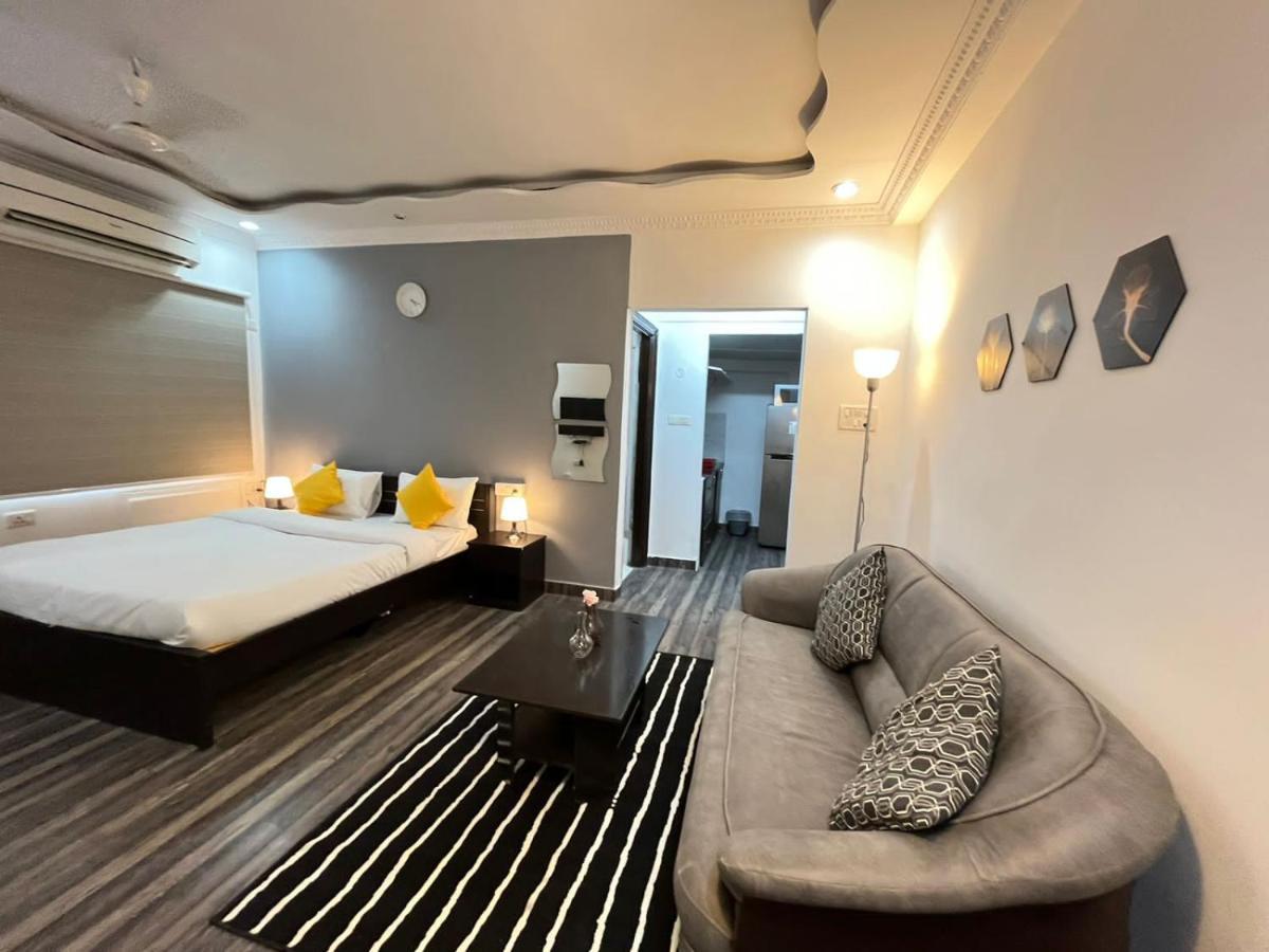 Bedchambers Serviced Apartments, Hajdarábád Exteriér fotografie
